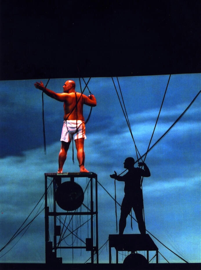 PROMETEU 06 | 2006 | Textos de Ésquilo, Franz Kafka e Heiner Müller | Teatro | Encenação, cenografia, interpretação A Escola da Noite | Oficina Municipal do Teatro | Coimbra