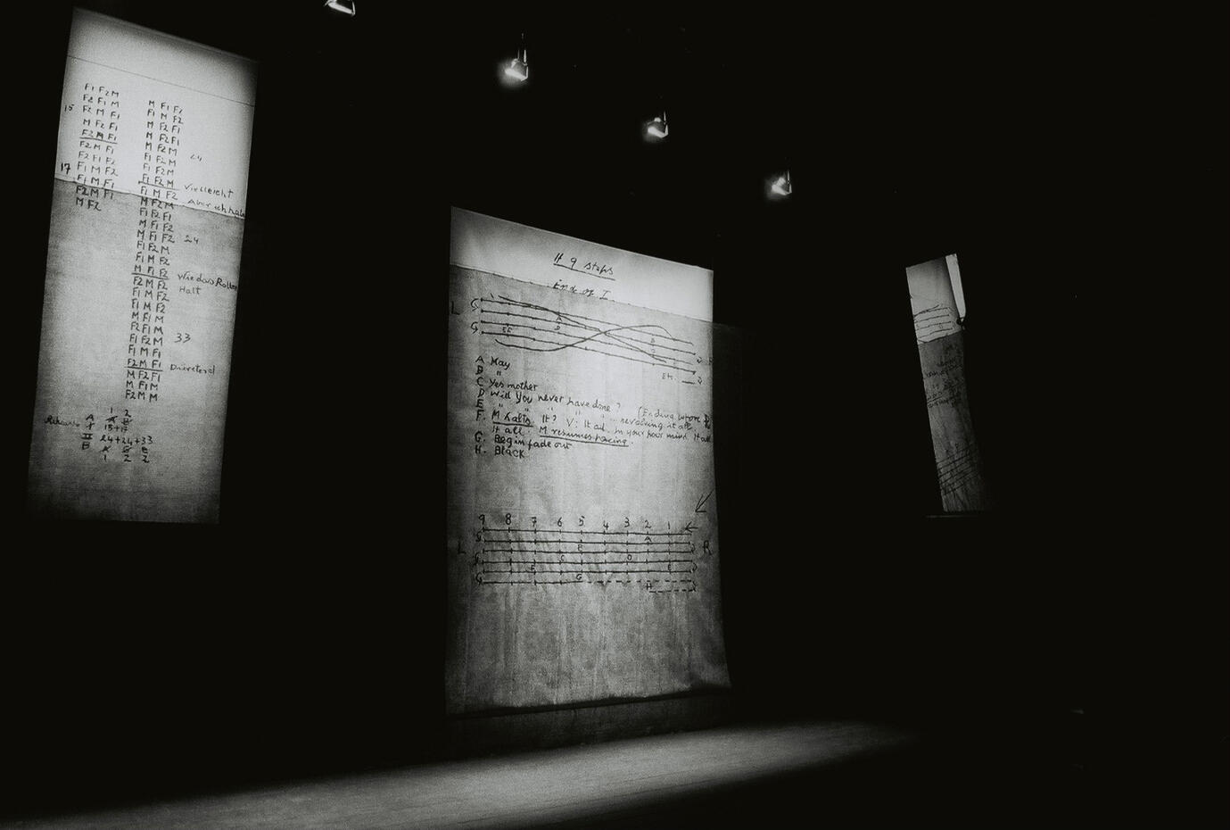 PLAY, de Samuel Beckett | 2006 | Teatro | Cenografia, adereços, interpretação | Encenação Sofia Lobo | A Escola da Noite | Oficina Municipal do Teatro | Coimbra