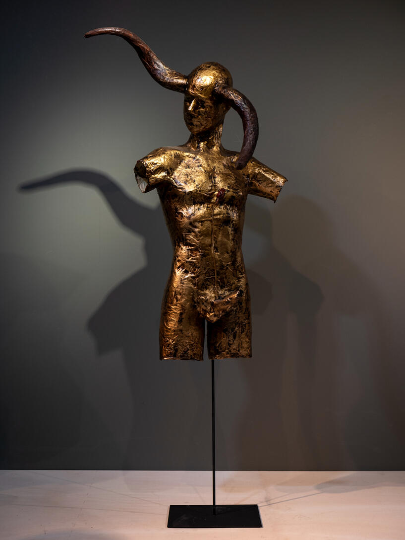 DA SERIE HOMENS DE PAPEL | 2020 | Papel | 150 x 60 cm